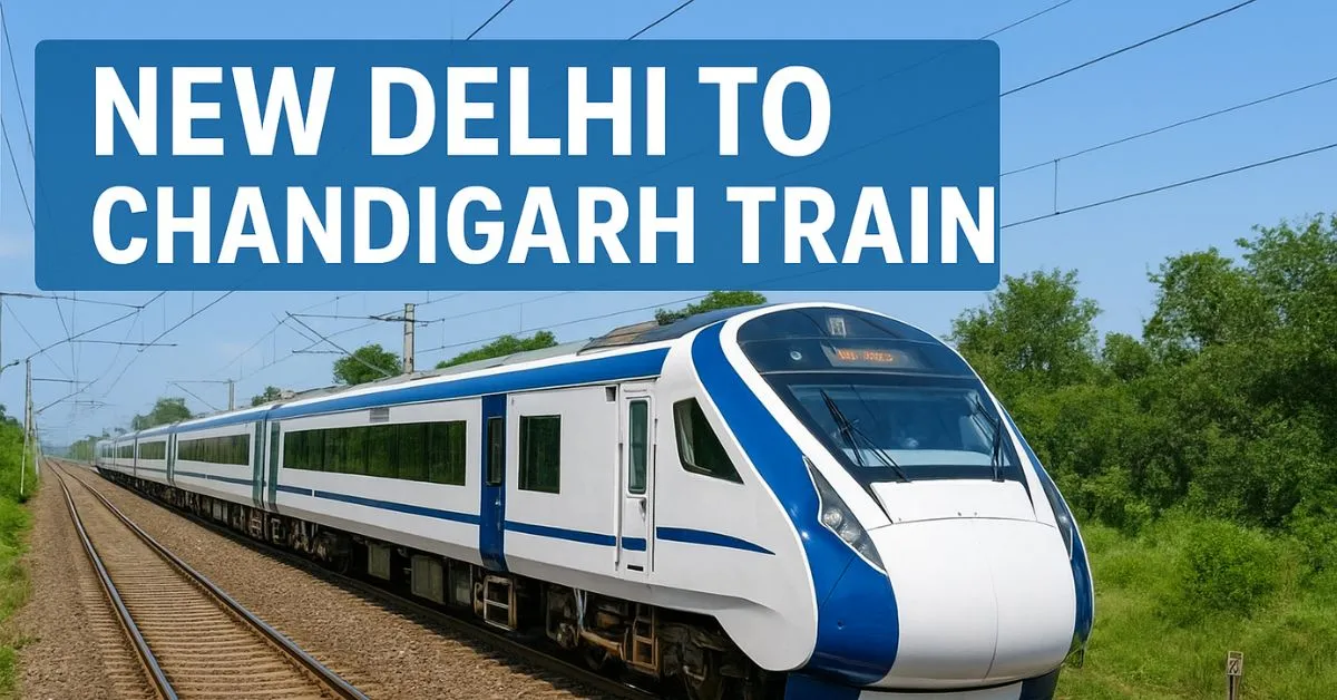 Delhi to Chandigarh Train 2025