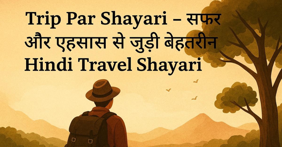 Trip Par Shayari