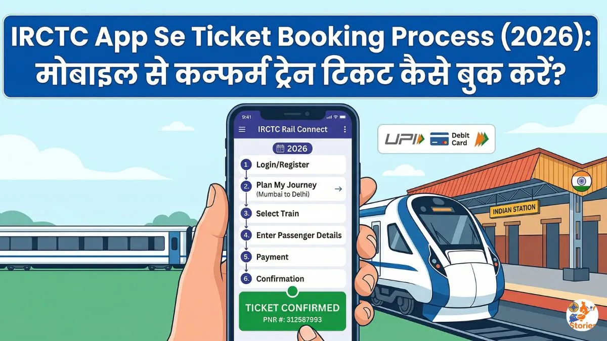 irctc app se ticket booking process